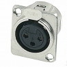 GEWA Plug XLR Seat Female Nickel (191.554)