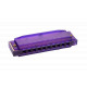 Hohner Beginner Translucent Harp M5256 C-major (Purple)