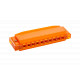 Hohner Beginner Translucent Harp M5255 C-major (Orange) 