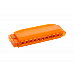 Hohner Beginner Translucent Harp M5255 C-major (Orange) 