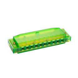 Hohner Beginner Translucent Harp M5253 C-major (Green)