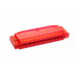 Hohner Beginner Translucent Harp M5254 C-major (Red)
