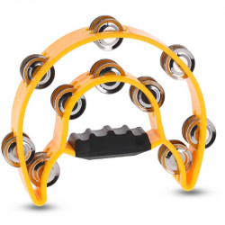 GEWA Jingle Wreath Half Moon 20 Jingles Yellow (841.575)
