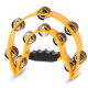 GEWA Jingle Wreath Half Moon 20 Jingles Yellow (841.575)