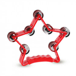 GEWA Jingle Wreath Star 14 Jingles Red (841.552)