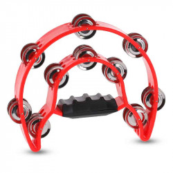 GEWA Jingle Wreath Half Moon 20 Jingles Red (841.572)