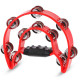 GEWA Jingle Wreath Half Moon 20 Jingles Red (841.572)