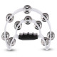 GEWA Jingle Wreath Half Moon 20 Jingles White (841.578)