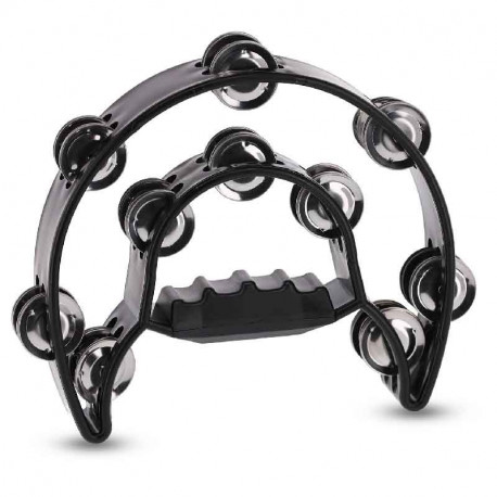 GEWA Jingle Wreath Half Moon 20 Jingles Black (841.574)