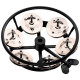 Meinl 5" Hihat Tambourine Stainless Steel Jingles (Meinl THH1BK)