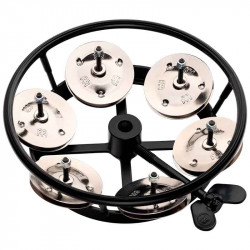 Meinl 5" Hihat Tambourine Stainless Steel Jingles (Meinl THH1BK)