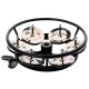 Meinl 5" Hihat Tambourine Stainless Steel Jingles (Meinl THH1BK)