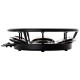 Meinl 5" Hihat Tambourine Stainless Steel Jingles (Meinl THH1BK)