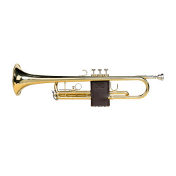 LEVY'S LVG1-VGNDBR LEATHER VALVE GUARD TRUMPET (Vegan Dark Brown)