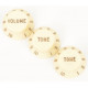 FENDER STRATOCASTER KNOBS AGED WHITE