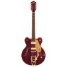 GRETSCH ELECTROMATIC PRISTINE LTD CENTER BLOCK DOUBLE-CUT WITH BIGSBY DARK CHERRY METALLIC