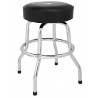 FENDER 24" CUSTOM SHOP CHEVRON LOGO BARSTOOL, BLACK/CHROME