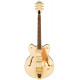 GRETSCH ELECTROMATIC PRISTINE LTD CENTER BLOCK DOUBLE-CUT WITH BIGSBY WHITE GOLD