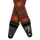 FENDER STRAP 2" PASADENA WOVEN ORANGE SNOWFLAKE