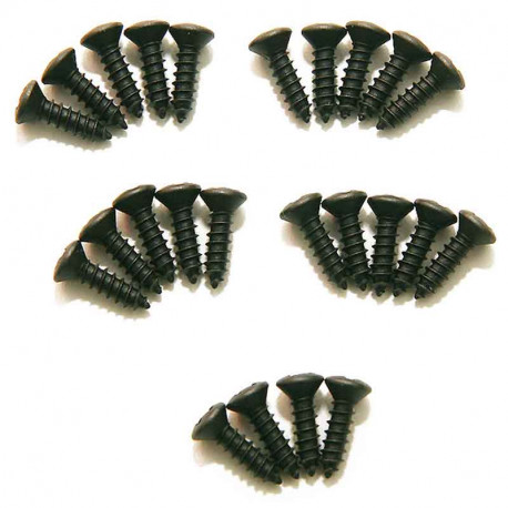 Dimarzio GH1000B Pickguard/Backplate Screws - Set Of 24 (Balck)