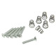 Dimarzio FH1311 Vintage-Style Single-Coil Mounting Hardware Kit (Chrome)
