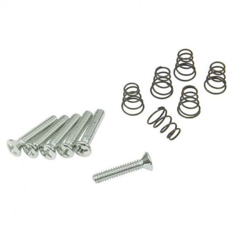 Dimarzio FH1311 Vintage-Style Single-Coil Mounting Hardware Kit (Chrome)