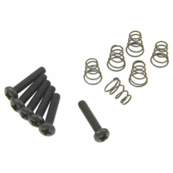 Dimarzio FH1310BK Vintage-Style Single-Coil Mounting Hardware Kit (Black)