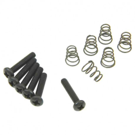 Dimarzio FH1310BK Vintage-Style Single-Coil Mounting Hardware Kit (Black)