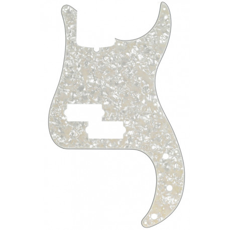 FENDER PICKGUARD FOR STANDARD PRECISION BASS 13-HOLE MODERN-STYLE WHITE PEARL