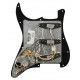 FENDER PRE-WIRED STRAT PICKGUARD CUSTOM SHOP FAT 50'S SSS BLACK