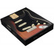 FENDER PRE-WIRED STRAT PICKGUARD CUSTOM SHOP FAT 50'S SSS BLACK