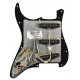 FENDER PRE-WIRED STRAT PICKGUARD ORIGINAL '57/'62 SSS BLACK