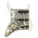 FENDER PRE-WIRED STRAT PICKGUARD ORIGINAL '57/'62 SSS TORTOISE SHELL