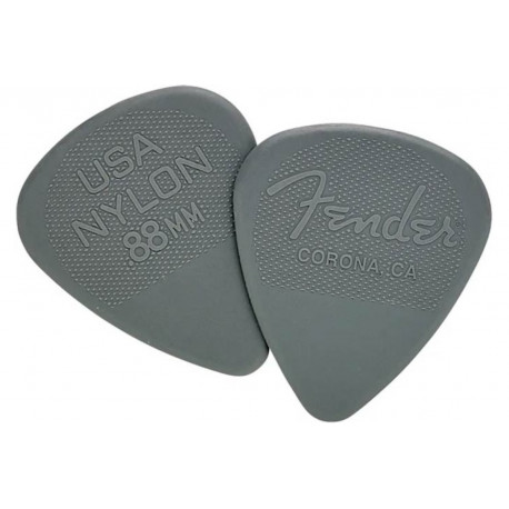 FENDER 351 SHAPE NYLON PICKS 0.88 12 PACK DARK GRAY