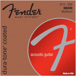 FENDER 80/20 DURA-TONE 13-56 COATED ACOUSTIC GUITAR STRINGS