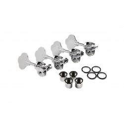 FENDER DELUXE "F" STAMP BASS TUNING MACHINE SET - LEFT-HANDED
