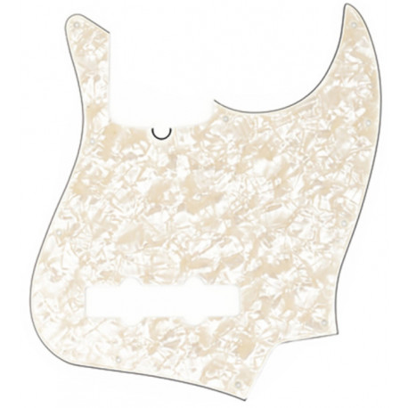 FENDER PICKGUARD CONTEMPORARY JAZZ BASS 10-HOLE WHITE PEARL