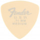 FENDER 346 SHAPE DURA-TONE 0.71 DELRIN PICKS OLYMPIC WHITE 12 PACK