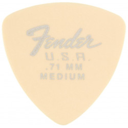 FENDER 346 SHAPE DURA-TONE 0.71 DELRIN PICKS OLYMPIC WHITE 12 PACK