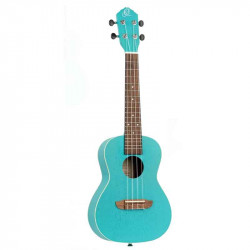 Ortega Earth RULAGOON Concert Ukulele (Okoume Lagoon Turquoise)