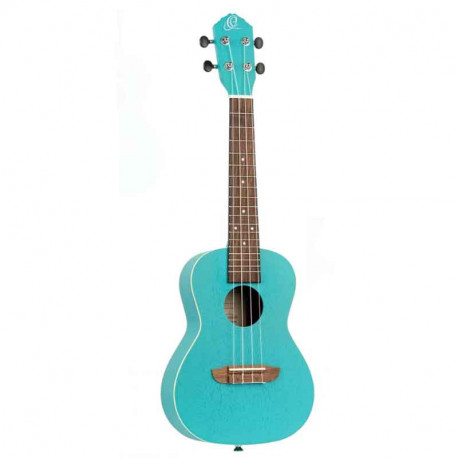 Ortega Earth RULAGOON Concert Ukulele (Okoume Lagoon Turquoise)