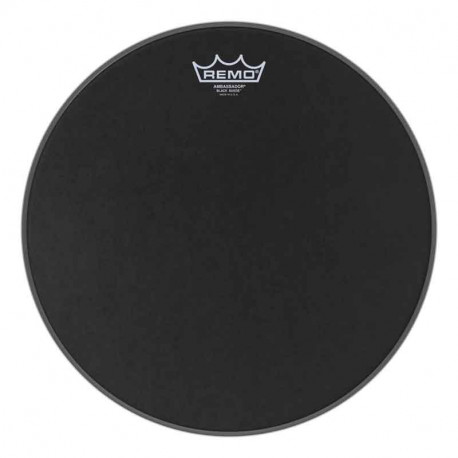 REMO Ambassador Black Suede 10"