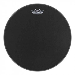 REMO Emperor Black Suede Snare Bottom Black Dot 13"