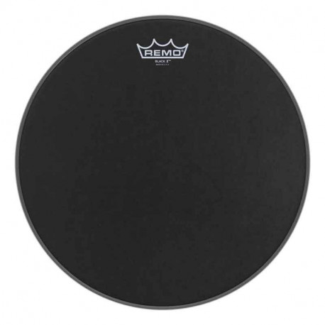 REMO Emperor Black Suede Snare Bottom Black Dot 14"