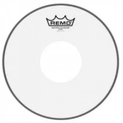 REMO Smooth White Controlled Sound Top Clear Dot 16"
