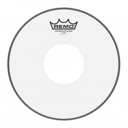 REMO Clear Controlled Sound Top White Dot 10”