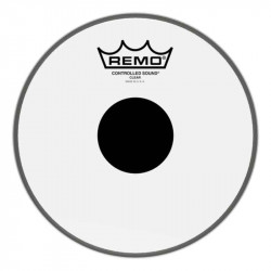 REMO Clear Controlled Sound Top Black Dot 18”