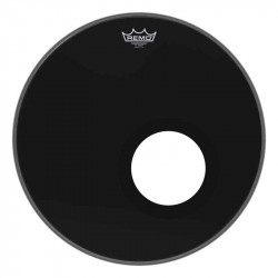 REMO Powerstroke P3 Ebony Bass 5" Black DynamO 18" (P3-1018-ES-DM)
