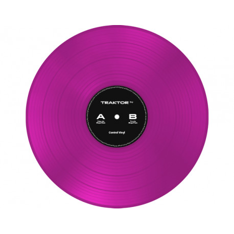 NATIVE INSTRUMENTS TRAKTOR CONTROL VINYL NEON PINK TRANSPARENT