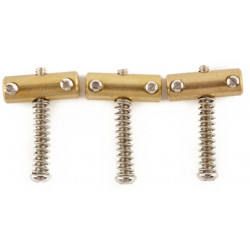 FENDER AMERICAN VINTAGE TELECASTER COMPENSATED BRIDGE SADDLES (3)